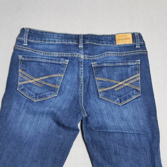 Aeropostale jeans women's size 5/6 ink blue colour Bayla skinny straight leg - Picture 4 of 12